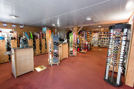 Magasin de location de ski à la chapelle d'abondance